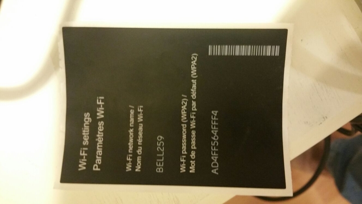 password for Wilcox cable