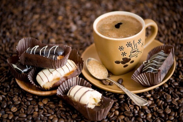 Coffee and chocolates