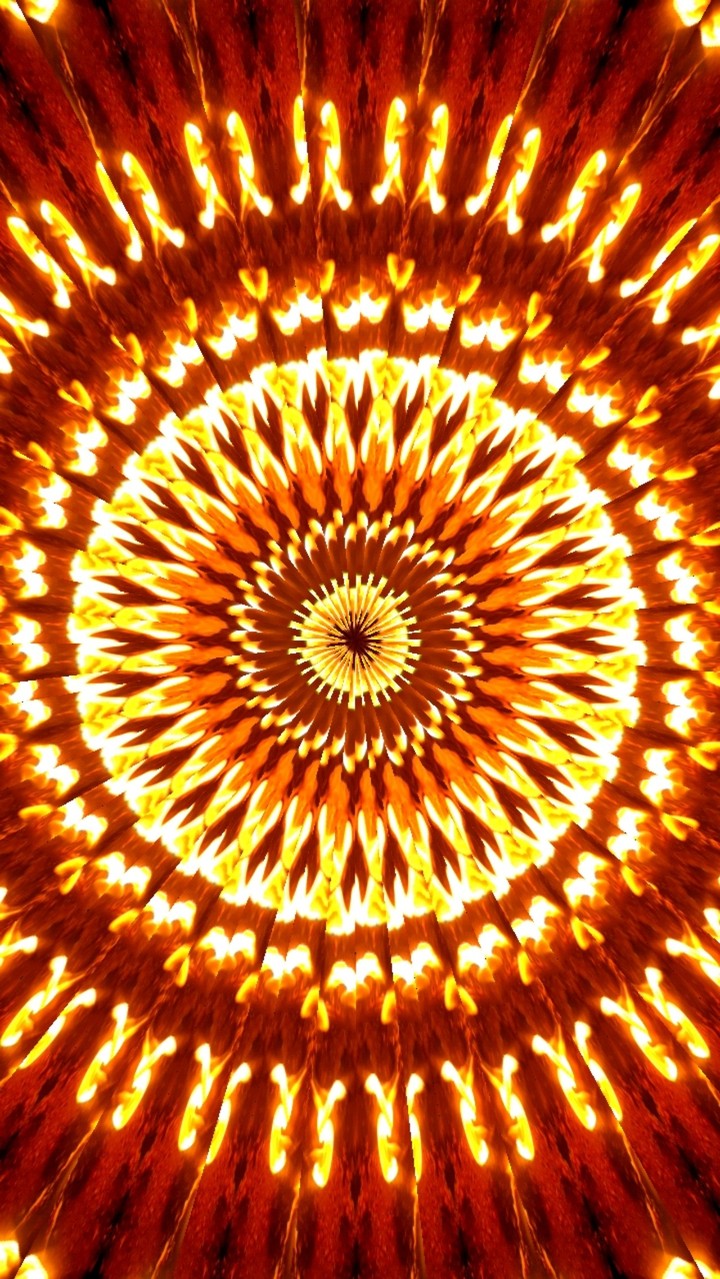 Fire kaleidoscope