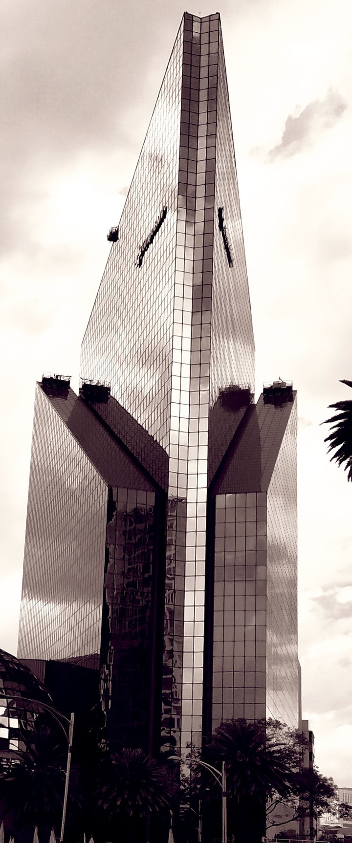 a mirrow building