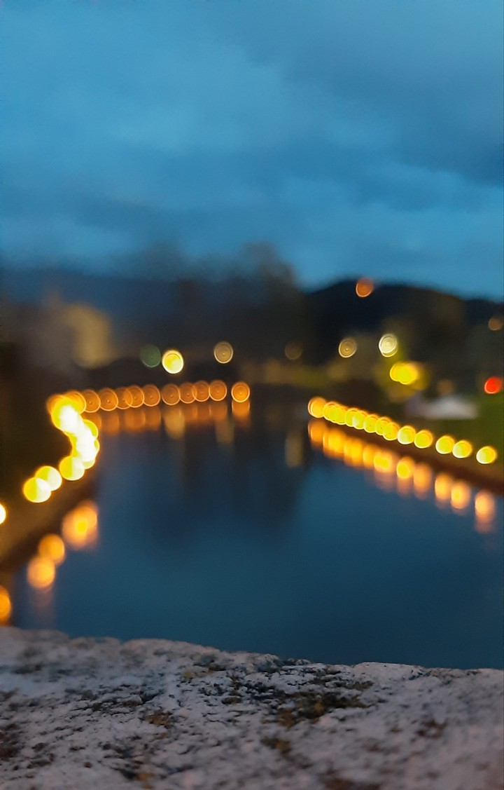 Light upon the river, into the darkness