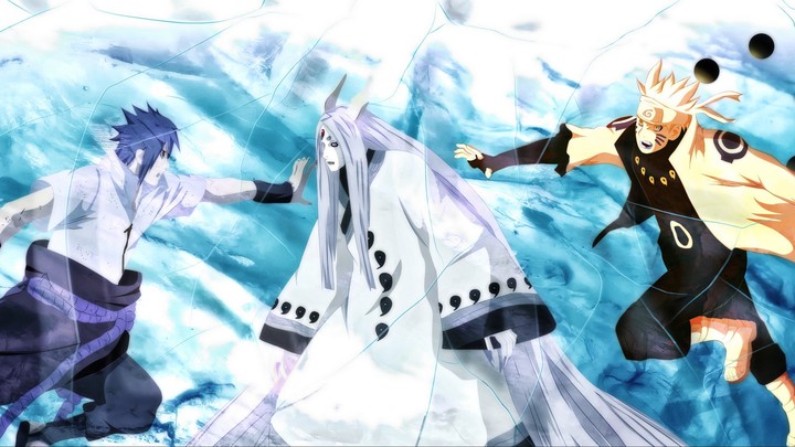 Naruto and Sasuke vs Kaguya