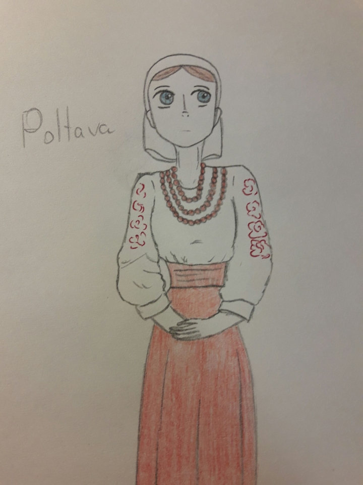 Poltava in national clothes