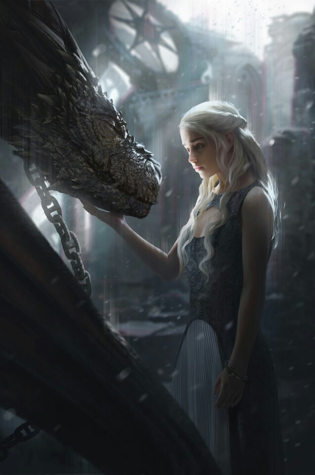 Daenerys with dragon