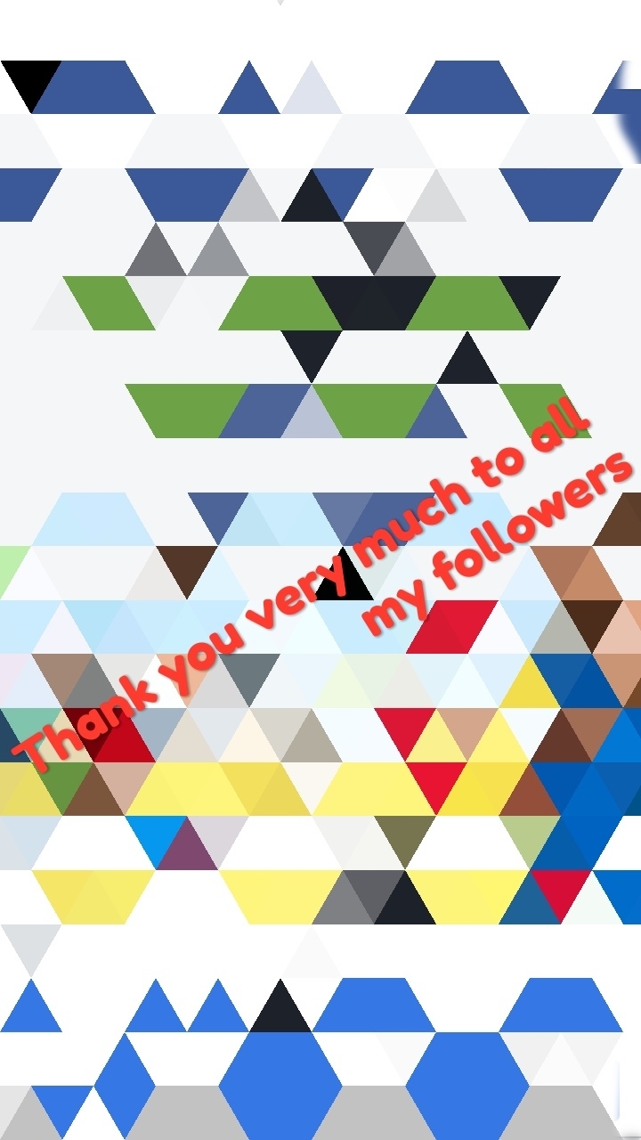 Thank you very much to all my followers