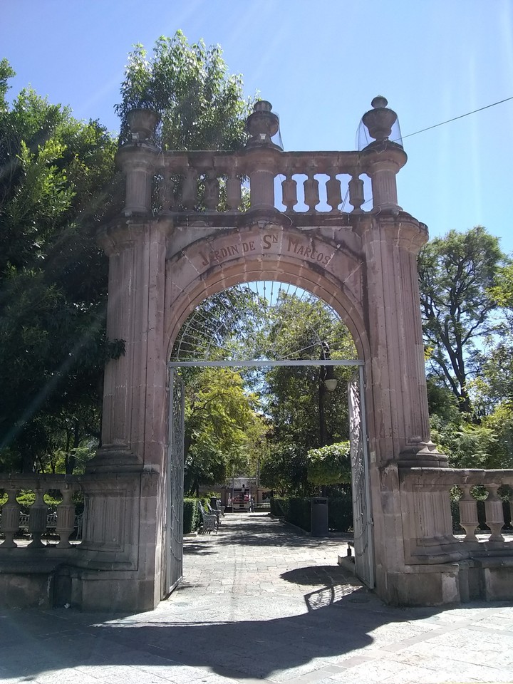 Jardín de San Marcos Aguascalientes.