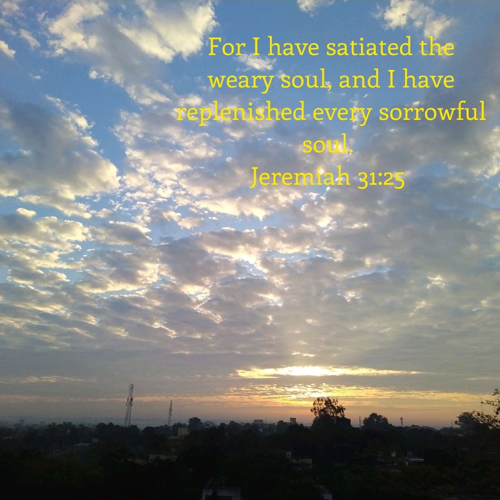 JEREMIAH 31:25