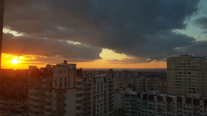 закат