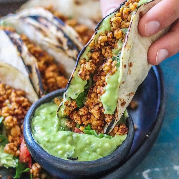 ⚂⚁ Spicy  mexican vegan Tacos !