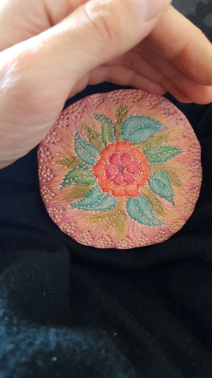 clay flower