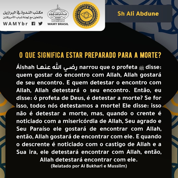 O que significa estar preparado para a morte?