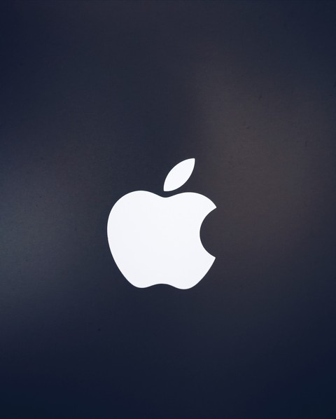 apple logo light