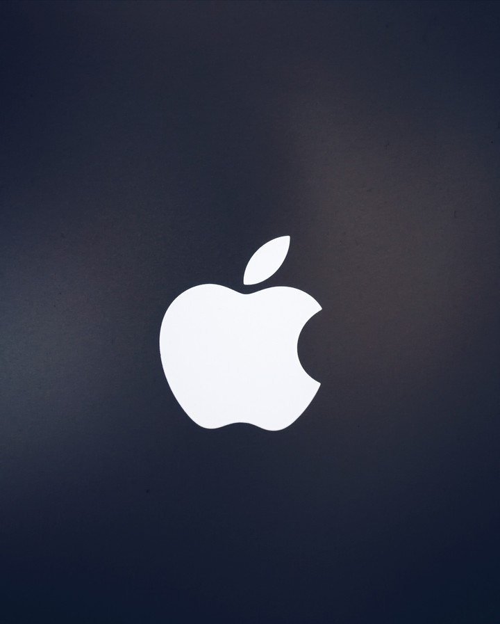 apple logo light