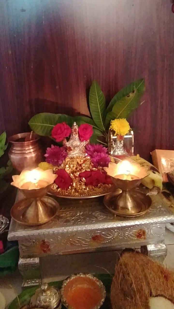 varalakshmi pooja at my home