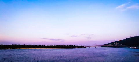 Dnieper river. Kyiv.