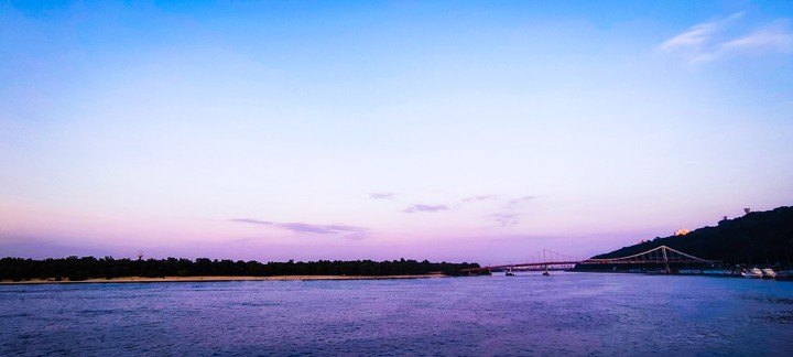 Dnieper river. Kyiv.
