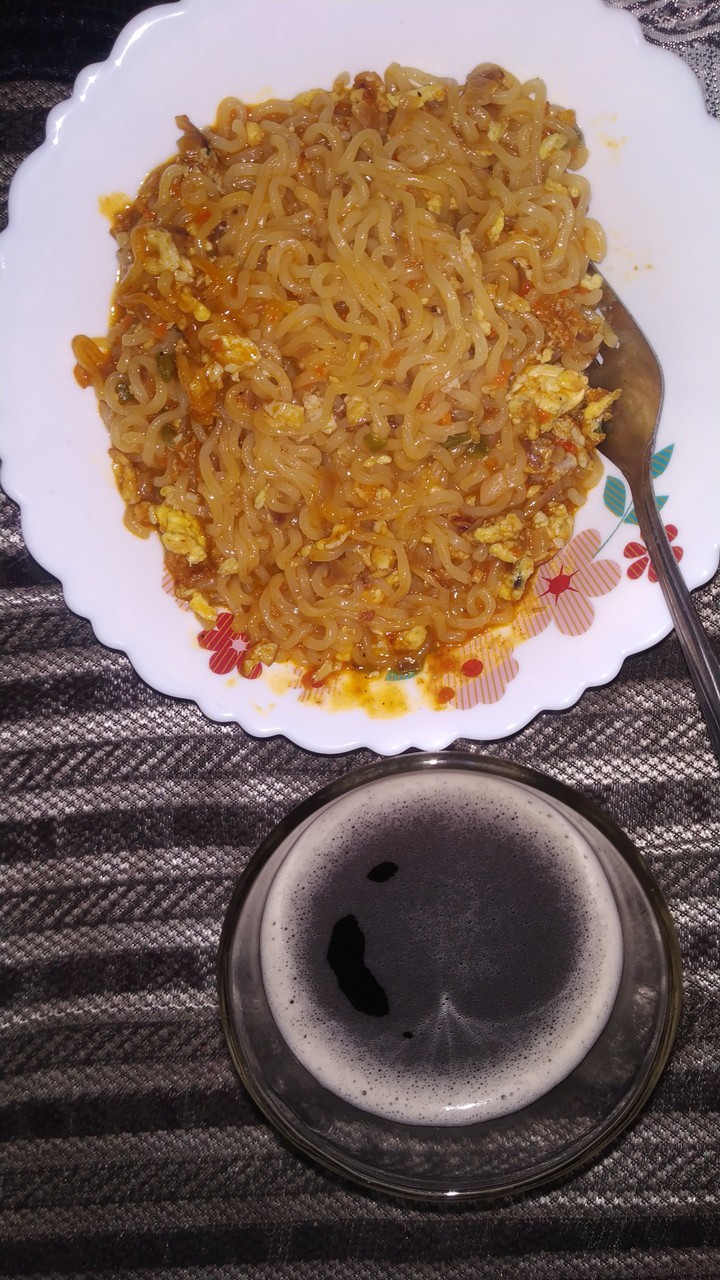 Noodles with Pepsi best combo