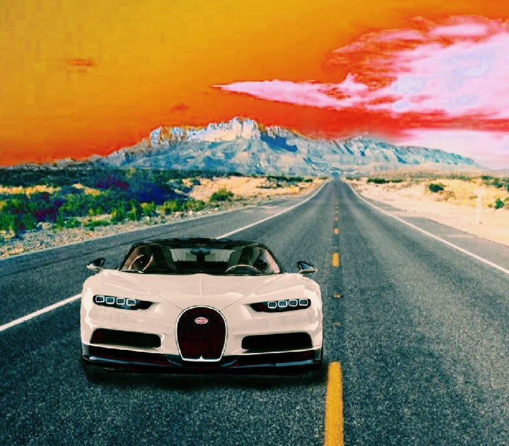 Amazing car and beautiful nature