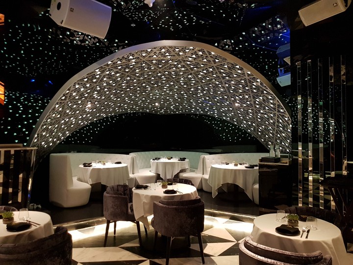 illuminating restaurant