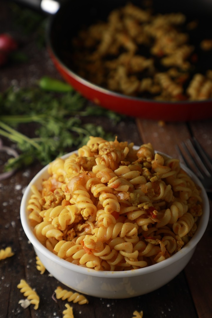Indian Spice pasta