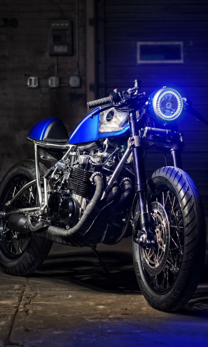 blue bike
