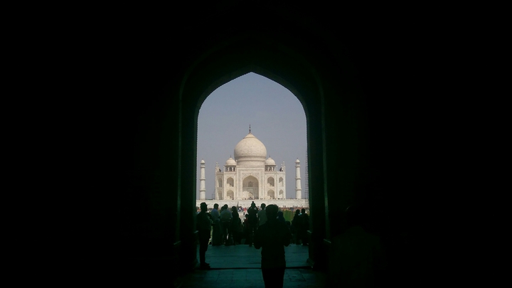 The Taj Mahal.