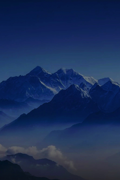 the Himalayas