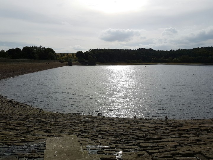 Water shimmering