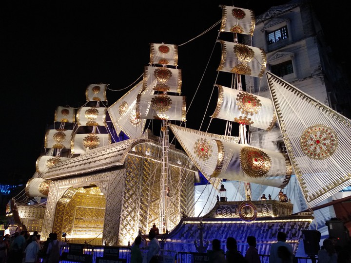 Pandal Durga puja