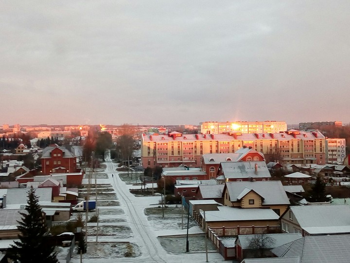 The first snow! 