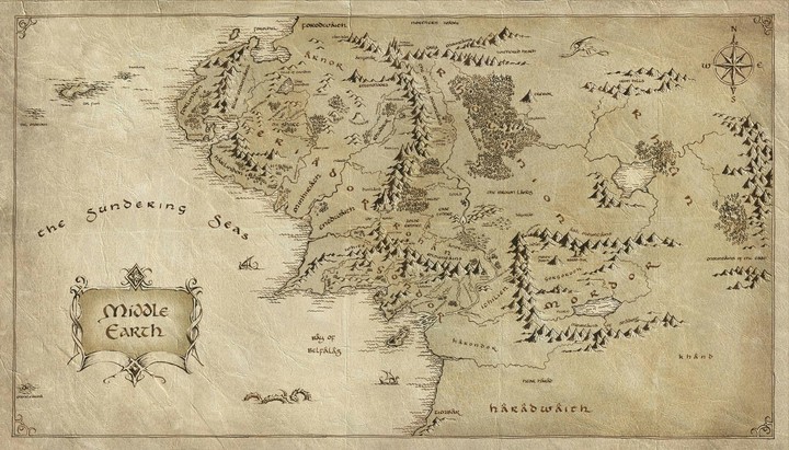 Middle Earth Map