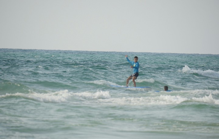 Surfing the seas