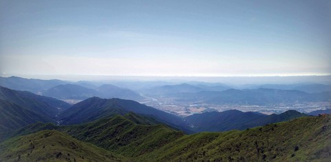 Seomjingang river from Jirisan mountain(Nogodan)