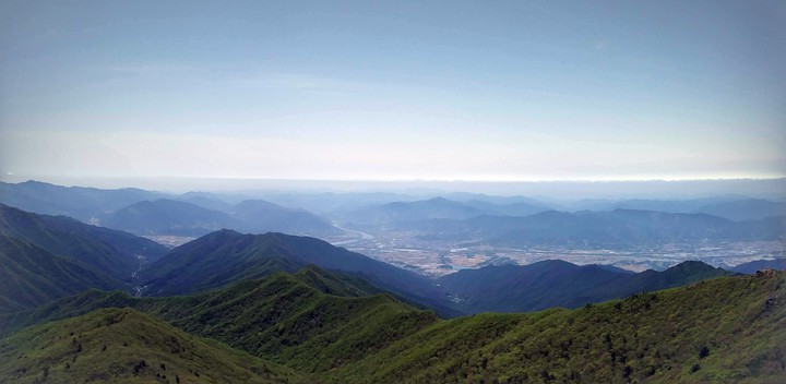 Seomjingang river from Jirisan mountain(Nogodan)