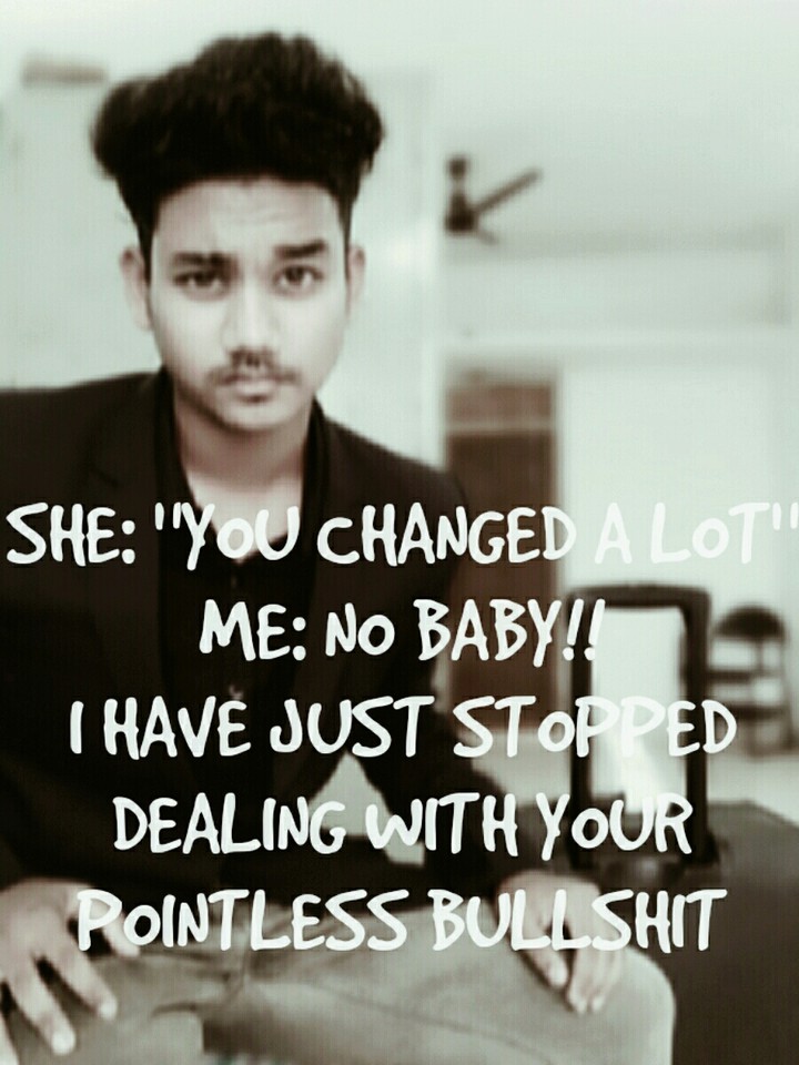 Cool boy attitude