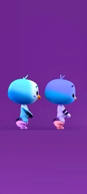 Cute parrot dance
