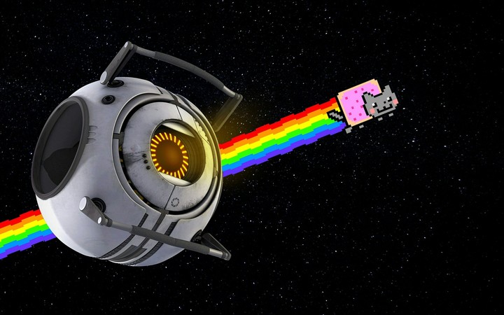 Nyan Cat in space