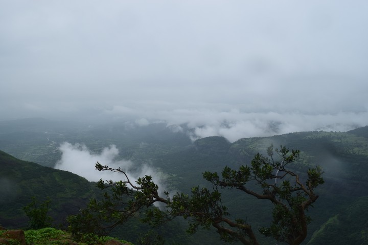 mountain & clouds