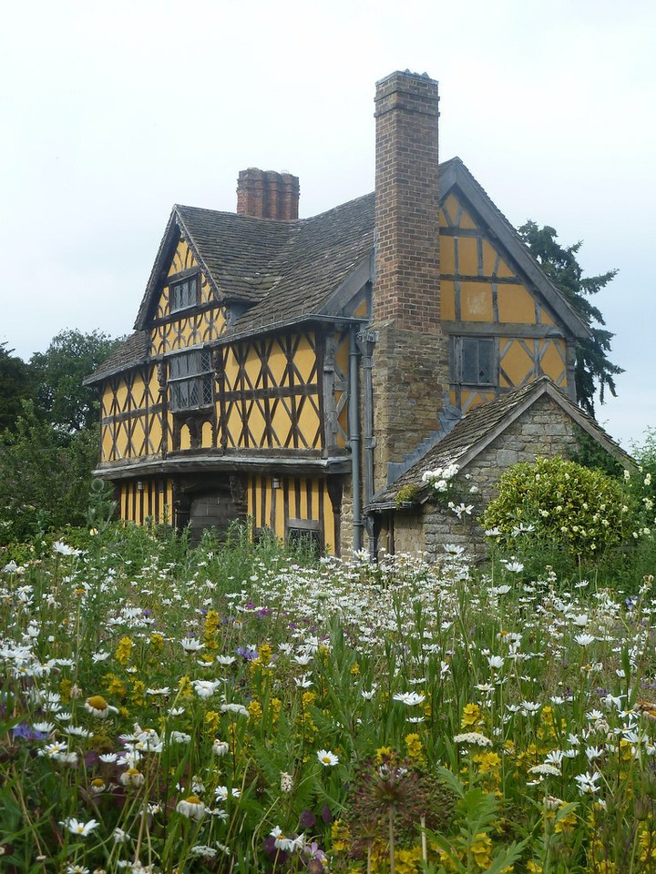 historic timbered home