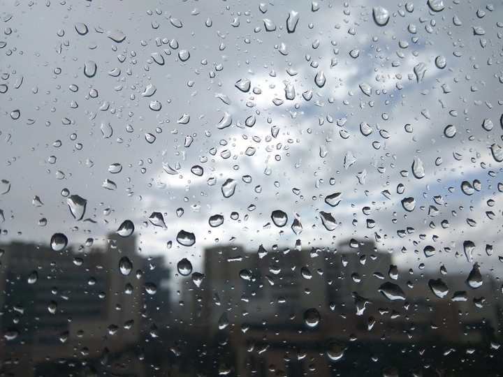 drips on glass