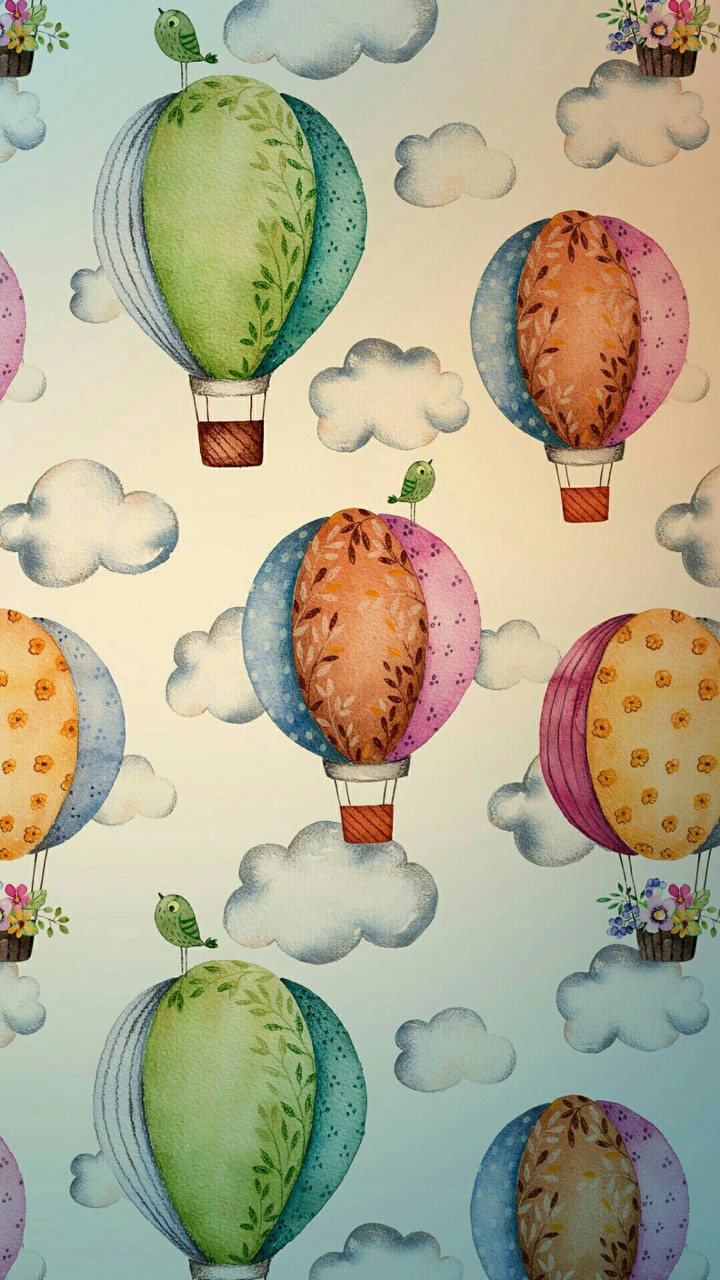 air baloon drawing