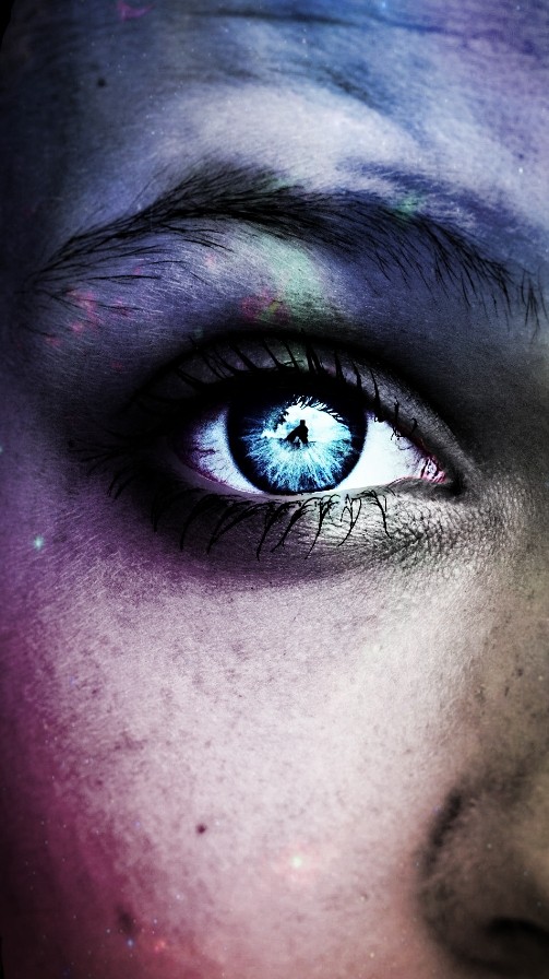 colorful eye
