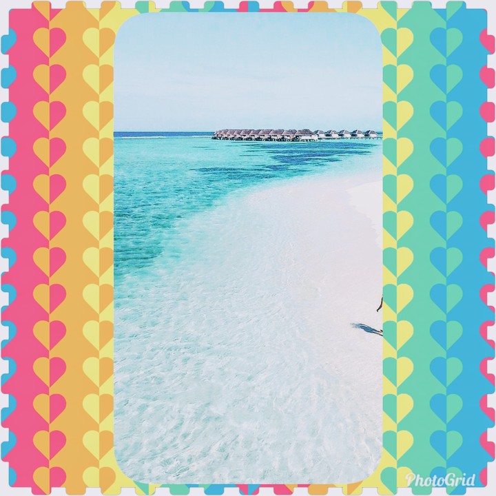 Beautiful Soft Filter Blue Ocean Background !!