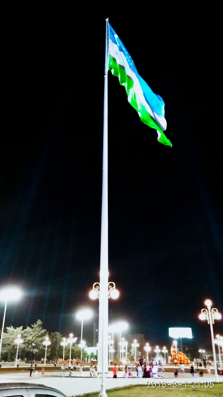 Flag in Tashkent