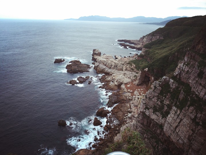 the beautiful coastline of Yilan