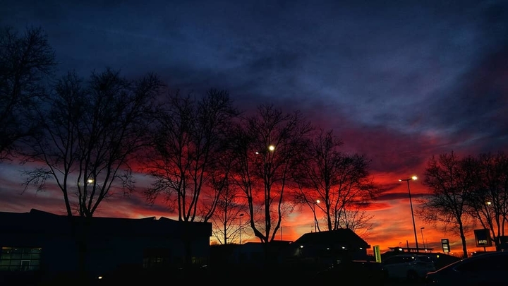 Coucher de soleil en couleurs ❤️
