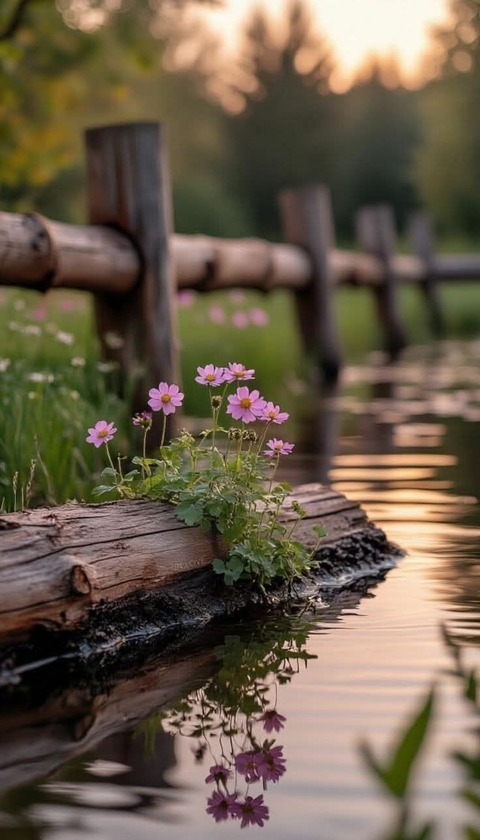 wildflower, Fence Hintergrundbilder