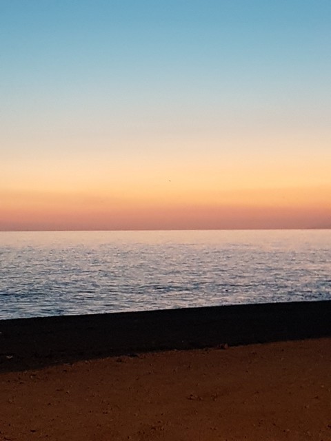 otoño cerca del mar