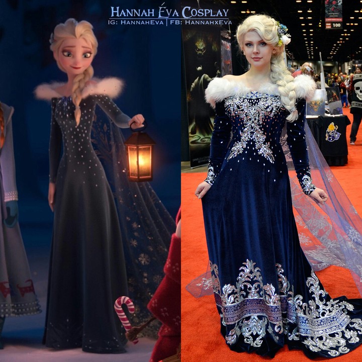 Queen Elsa/Hannnah Èva cosplay