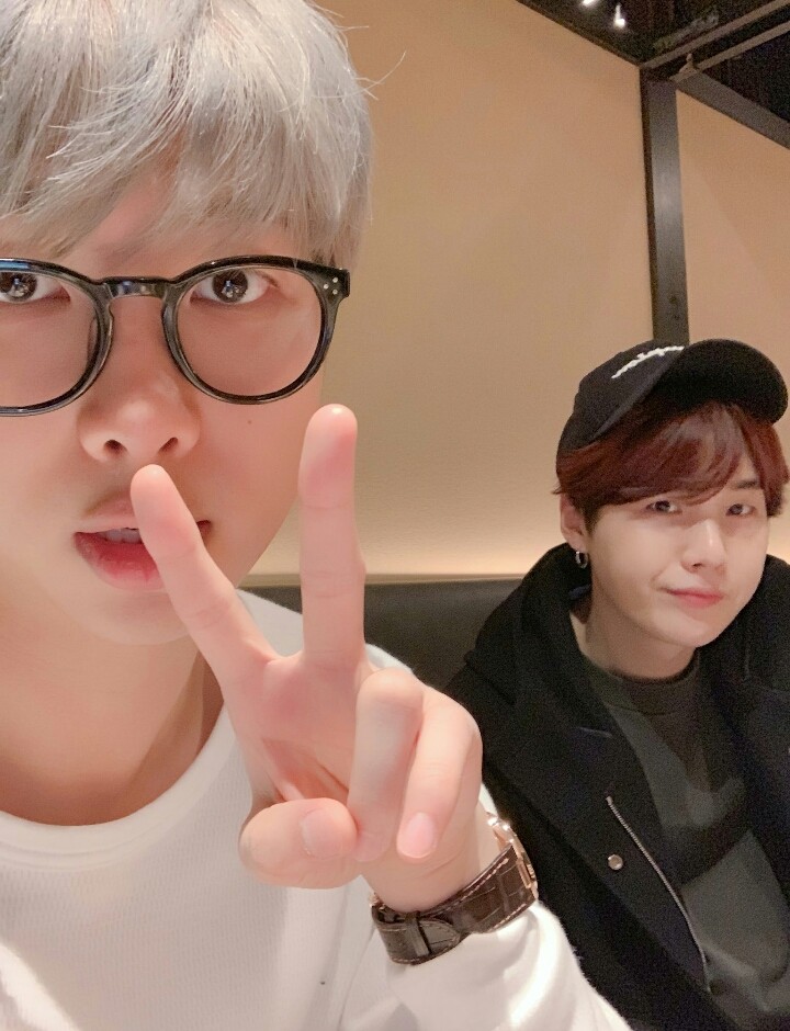 Kim Namjoon and Min Yoongi